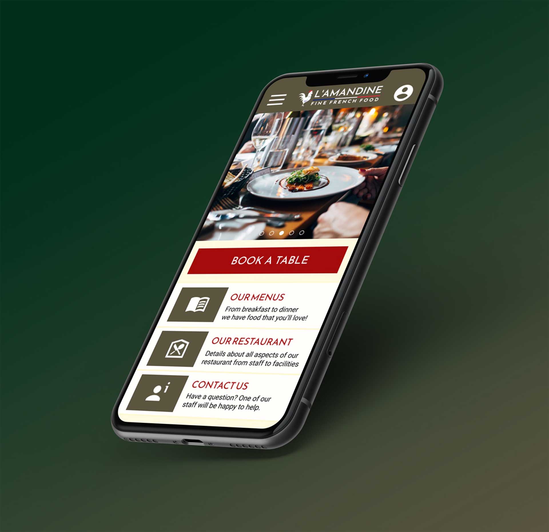 French restaurant app